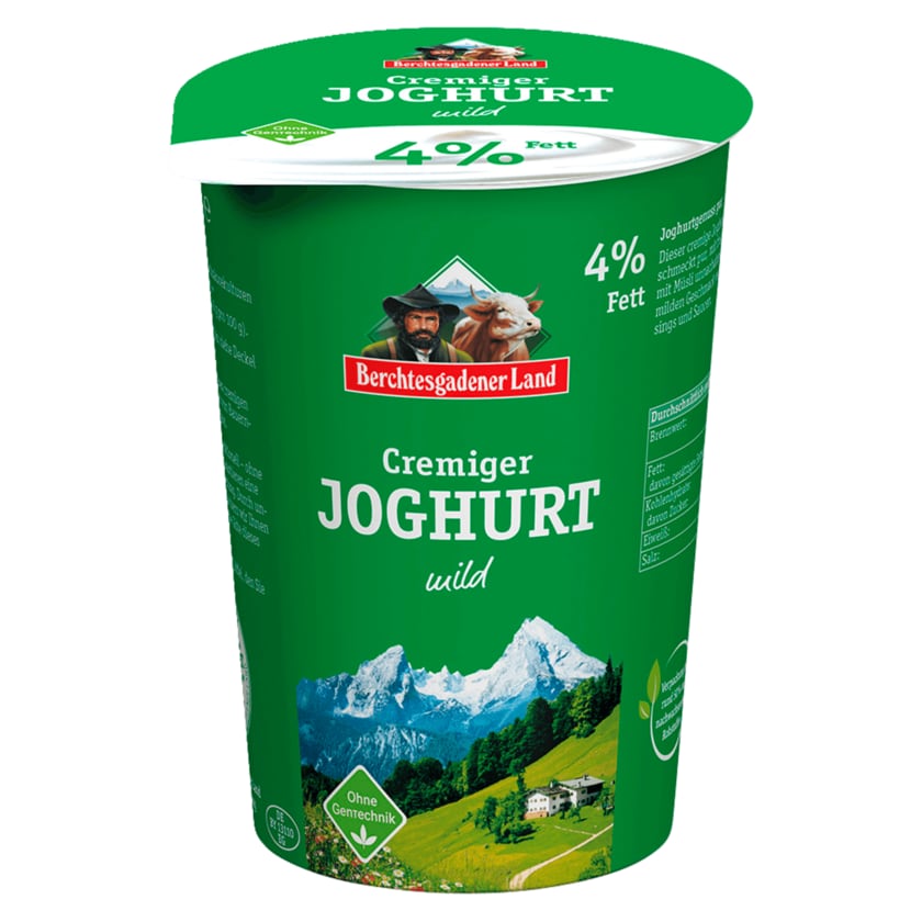 Berchtesgadener Land Cremiger Joghurt mild 500g